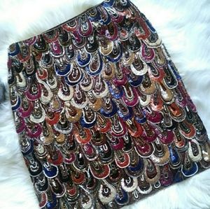 ESCADA Beaded/Sequin Skirt
